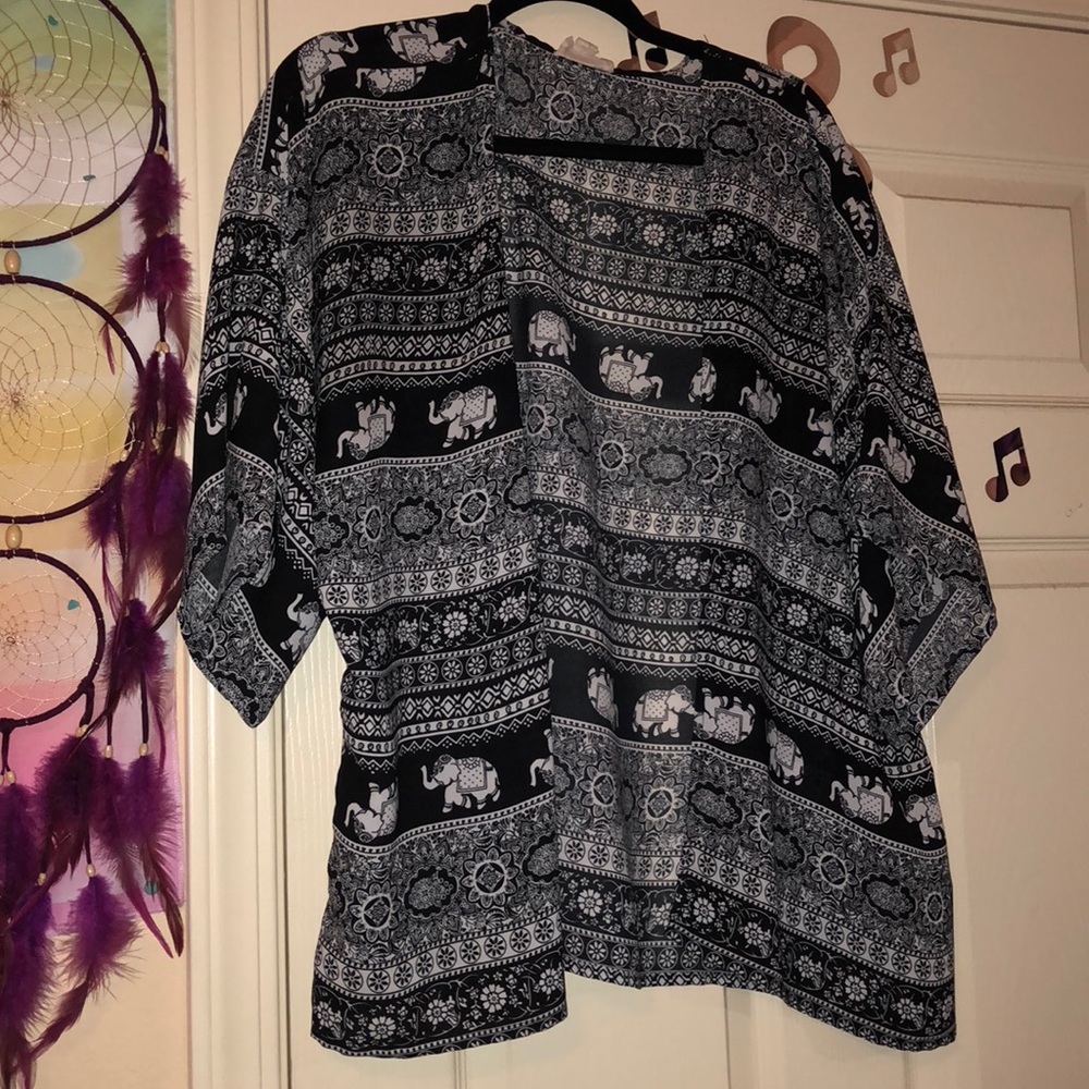 elephant kimono